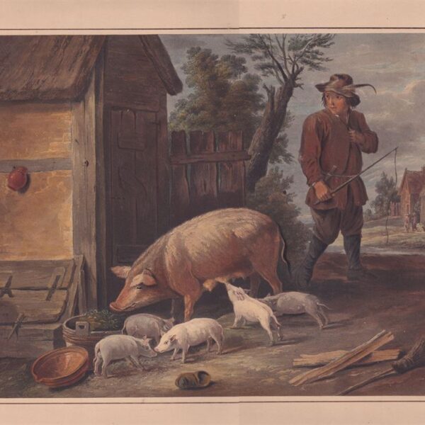 D.Teniers, Il Guardiano dei Porci, 1830
