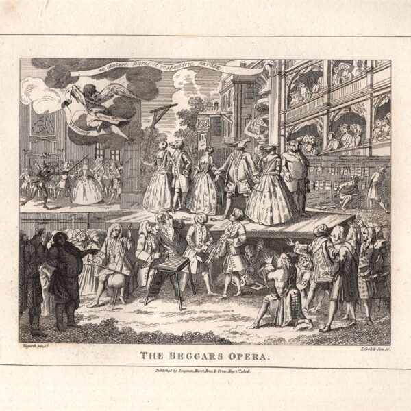 Hogarth William (1697-1764), The Beggars Opera, 1808