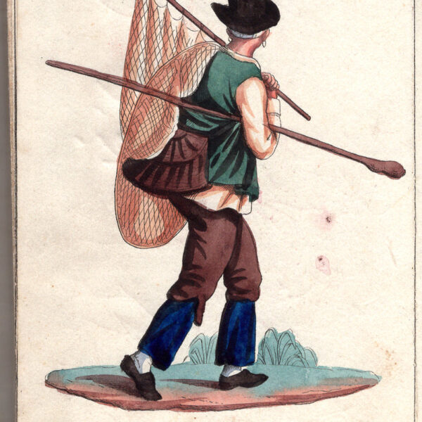 Pescatore, acquarello