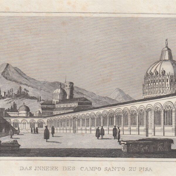 Pisa, Campo Santo, 1834