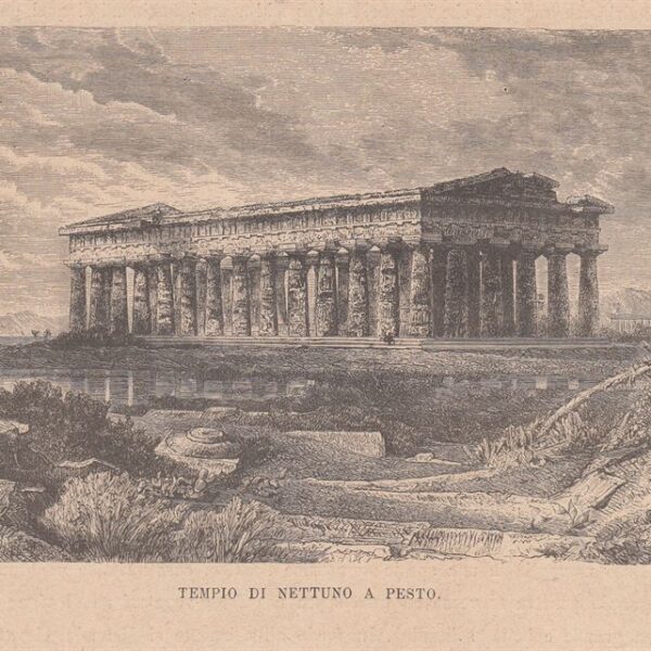 Tempio di Nettuno a Paestum, 1885
