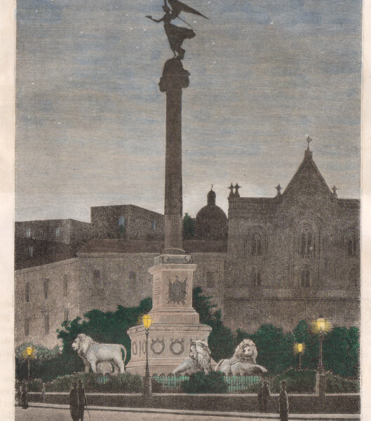 Napoli, Piazza dei Martiri, 1876