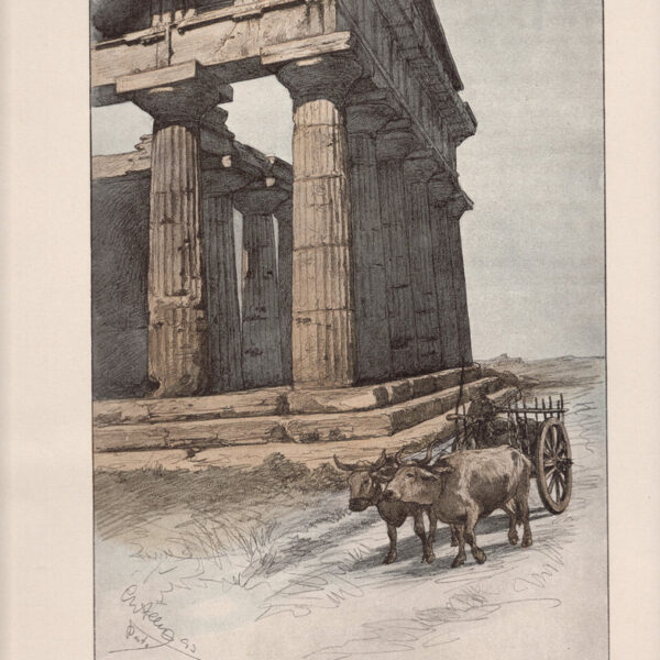 Christian Wilhelm Allers, Paestum, 1890