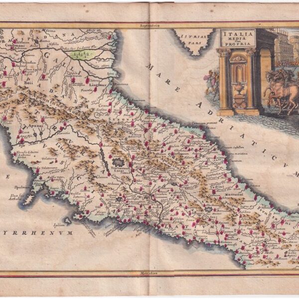 Cellarius, Italia Centrale, 1701