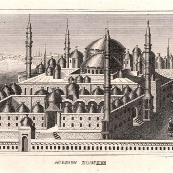 Istanbul, Moschee blu, Turchia, Achmeds Moschee, 1850