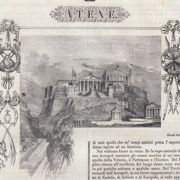 Atene, Grecia, 1842
