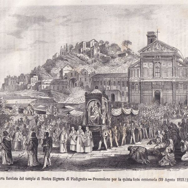 Piedigrotta, Napoli, Processione, 1854