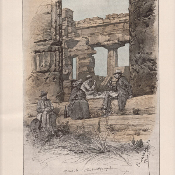 Christian Wilhelm Allers, Paestum, 1890