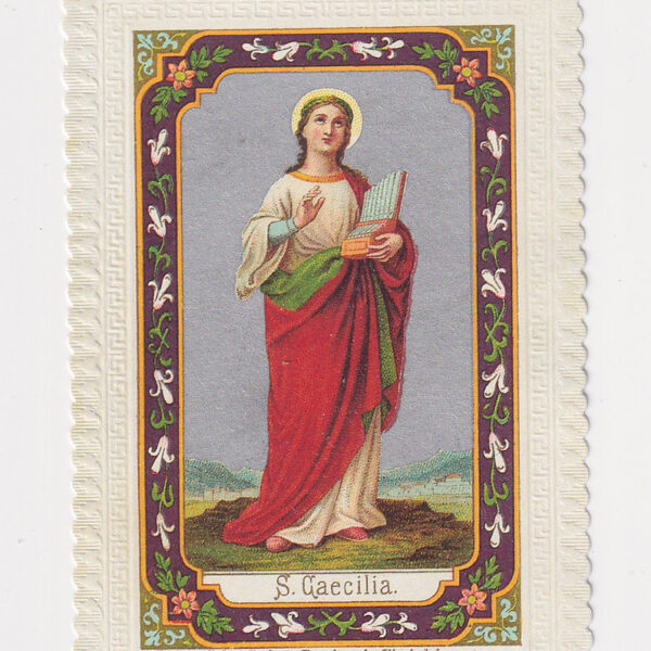 S. Cecilia, Santino del XX sec.