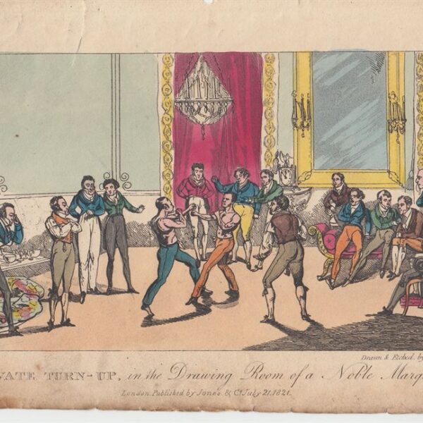 A Private Turn-Up, Boxe, 1821