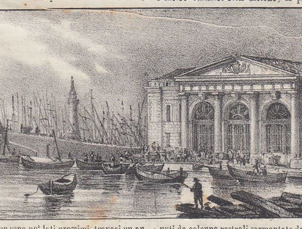 Napoli, Nuova Dogana, 1838