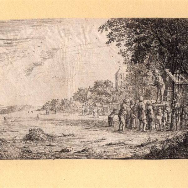 David Deuchar (1743-1808), da A.Ostade Imbonitore che vende elisir di lunga vita