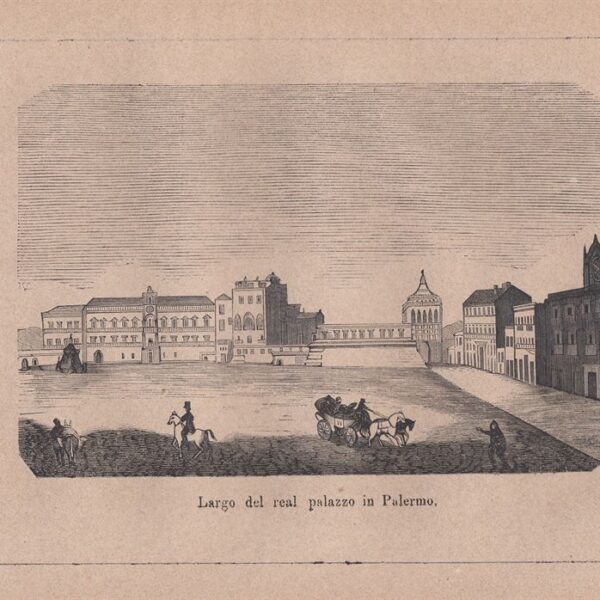 Palermo, Largo del real palazzo, 1871