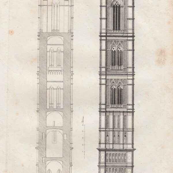 Firenze, Campanile, 1834