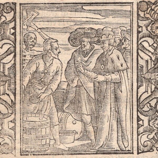 Fabio Glissenti, Il Vinaio e la Morte, 1596