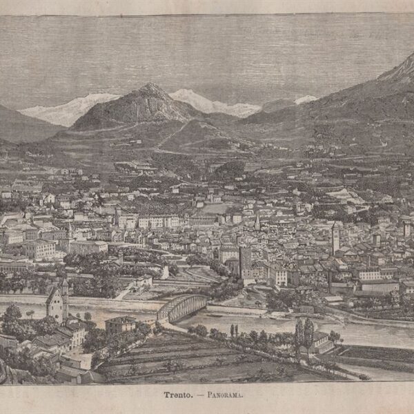 Trento, Panorama, 1890