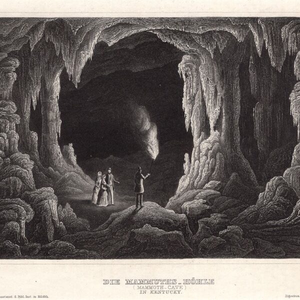 Kentucky, Stati Uniti, Mammoth cave, 1850