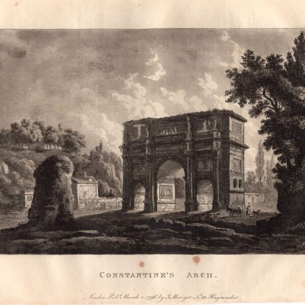 Roma, Arco di Costantino, 1796