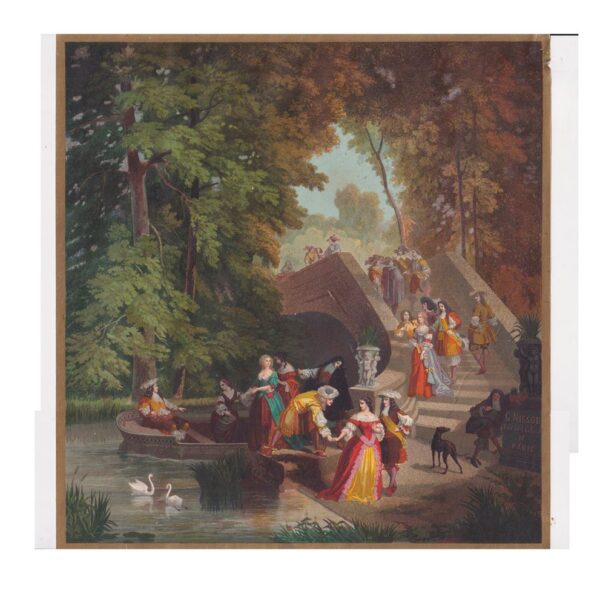 Festa galante a Parigi, XIX secolo