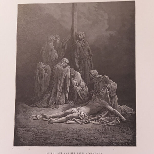 Gustave Dorè, Gesù deposto dalla croce, 1873