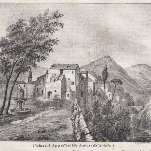 S. Agata dei Goti, Benevento, 1842