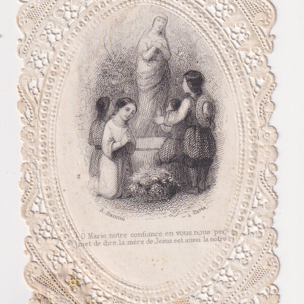 Santino antico, Madonna e bambini, XIX sec.