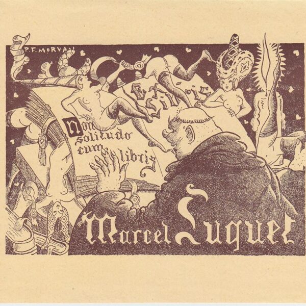 P.F. Morvan (Francia) exlibris