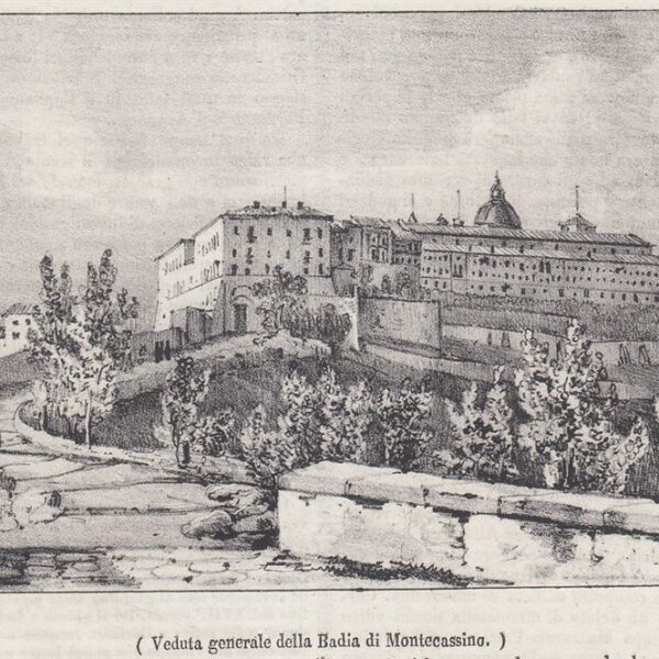 Montecassino, Abbazia, 1837