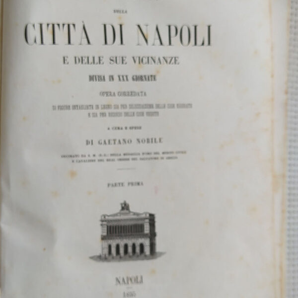 Nobile Gaetano, Un mese a Napoli, 1 vol, 1855