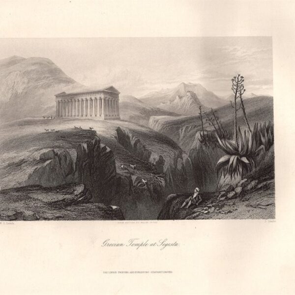 Grecia, Tempio di Segesta, 1850