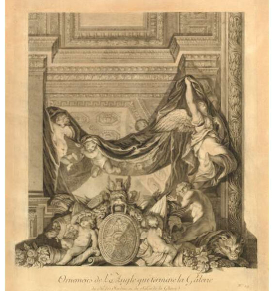 Charles Le Brun, La Galleria di Versailles, 1752