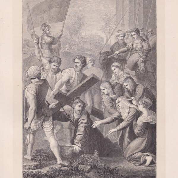 Raffaello, Trasporto della Croce, Gesù, 1877