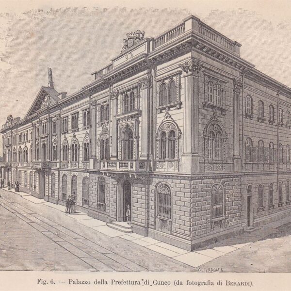 Cuneo, Palazzo della Prefettura, 1890