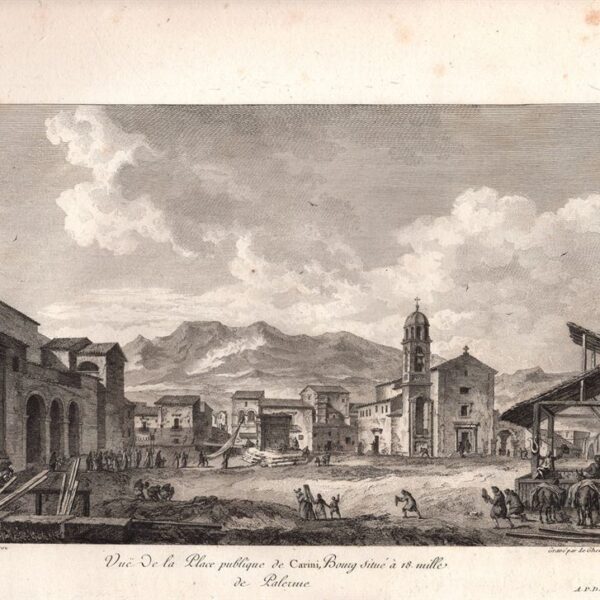 Carini, Palermo, Saint-Non, 1781-86