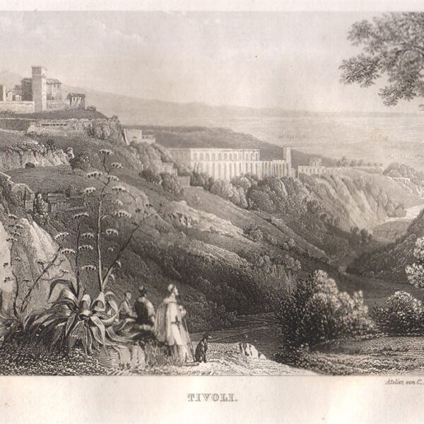 Tivoli, Cascate, 1840
