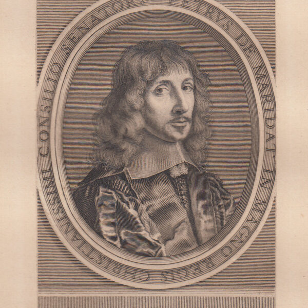 Robert Nanteuil, Ritratto di P.de Maridat, 1650, XIX secolo