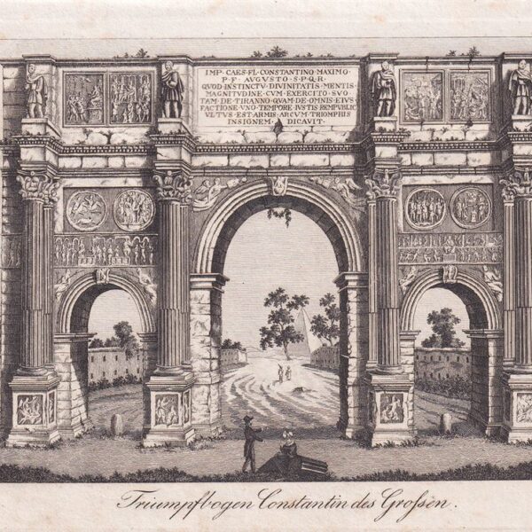 Roma, Arco di Trionfo di Costantino, 1830