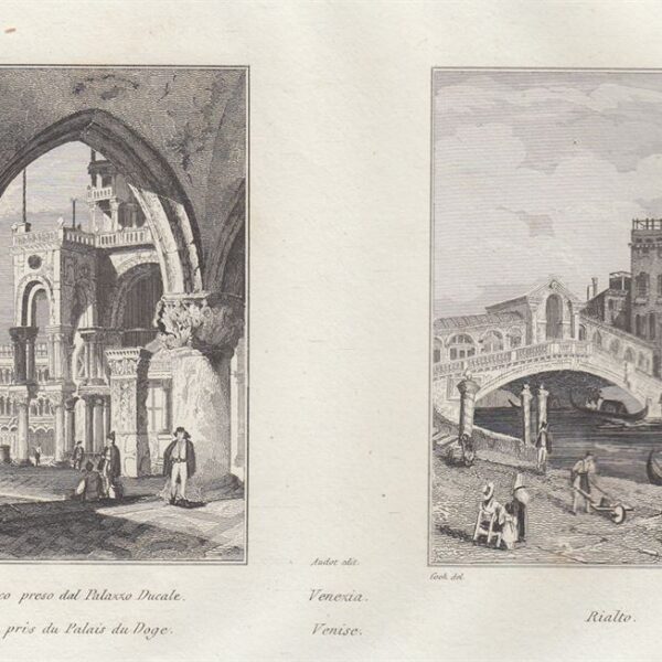 Venezia, S.Marco e Rialto, 1834