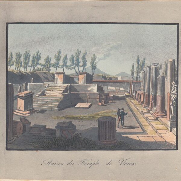 Pompei, Rovine del Tempio di Venere, 1830