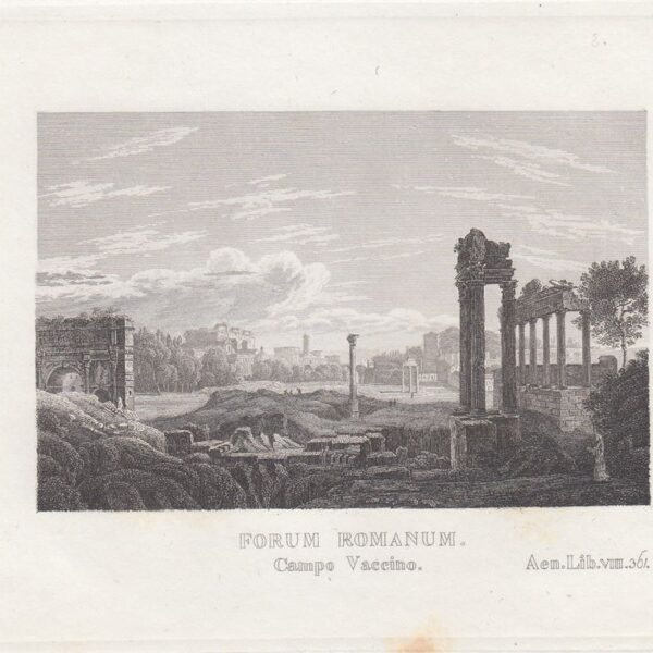 Roma, Campo Vaccino, C.Frommel, 1829