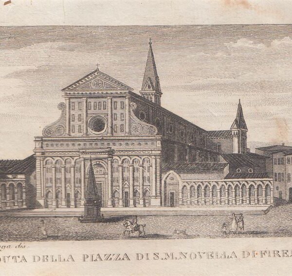 Piazza di S.Maria Novella di Firenze, 1826