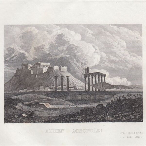 Atene, Acropoli, C.Frommel, 1829