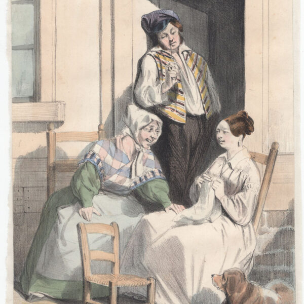 Le comari, scena umoristica, 1850