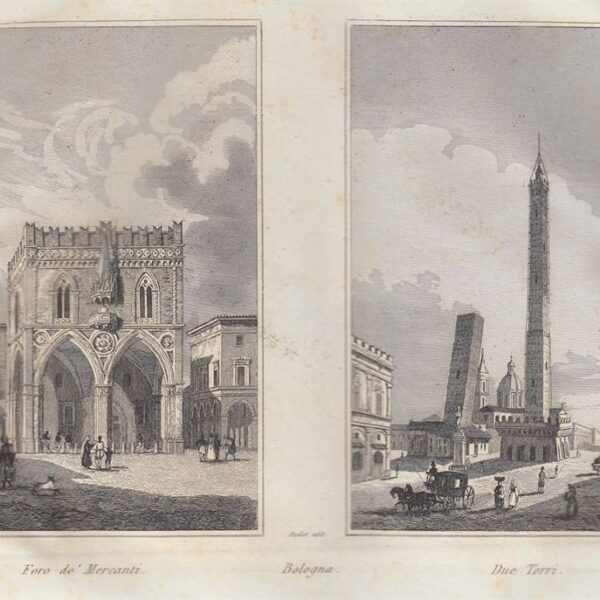 Bologna Foro dei Mercanti,1834