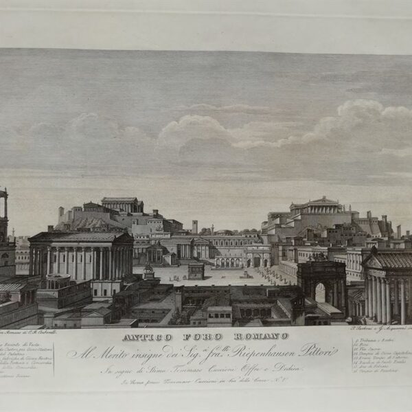 Roma, Antico Foro Romano, 1843