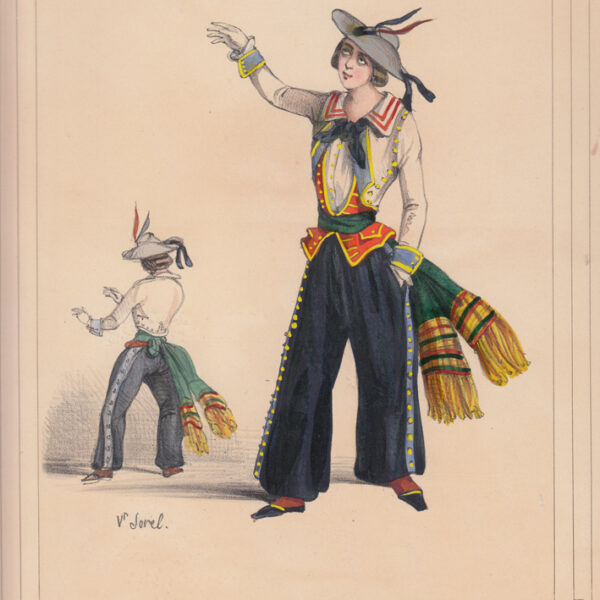 Costumi dell'Opera di Parigi, Corsaro della Marne, 1860