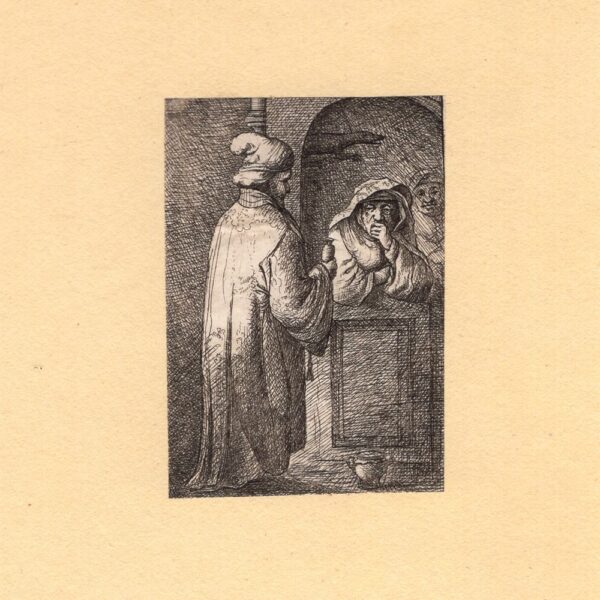 David Deuchar (1743-1808), da A.Ostade La benedizione