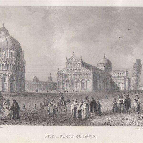Pisa, Piazza del Duomo, 1864