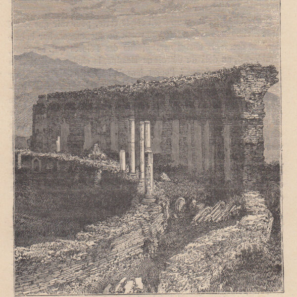 Antico teatro di Taormina, 1889