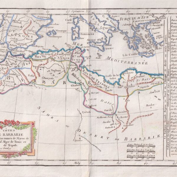 Nord Africa, C.F. Delamarche, 1816